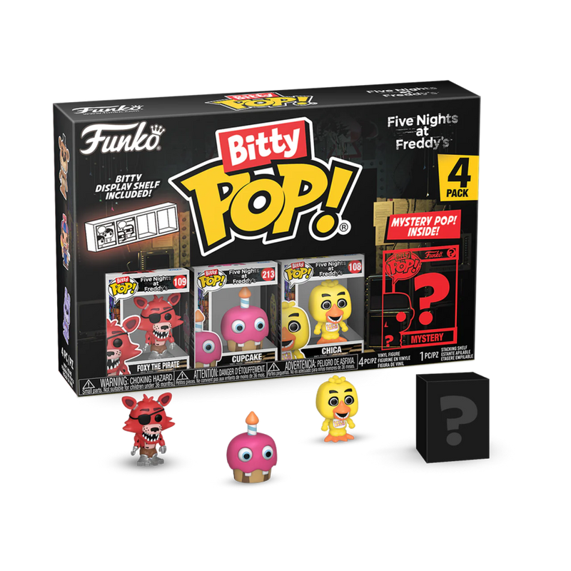 Five Nights at Freddys - Foxy Bitty Pop! 4 Pack