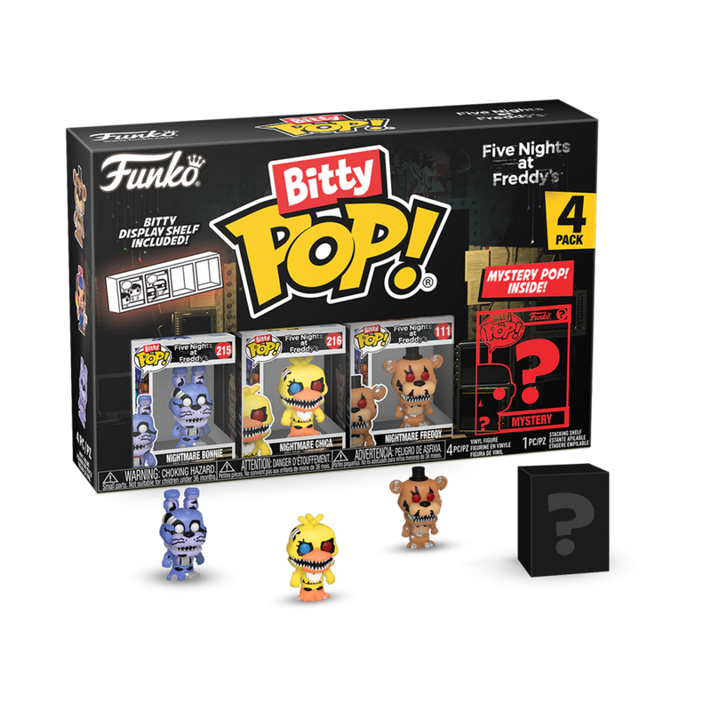 Five Nights at Freddys - Nightmare Bonnie Bitty Pop! 4 Pack