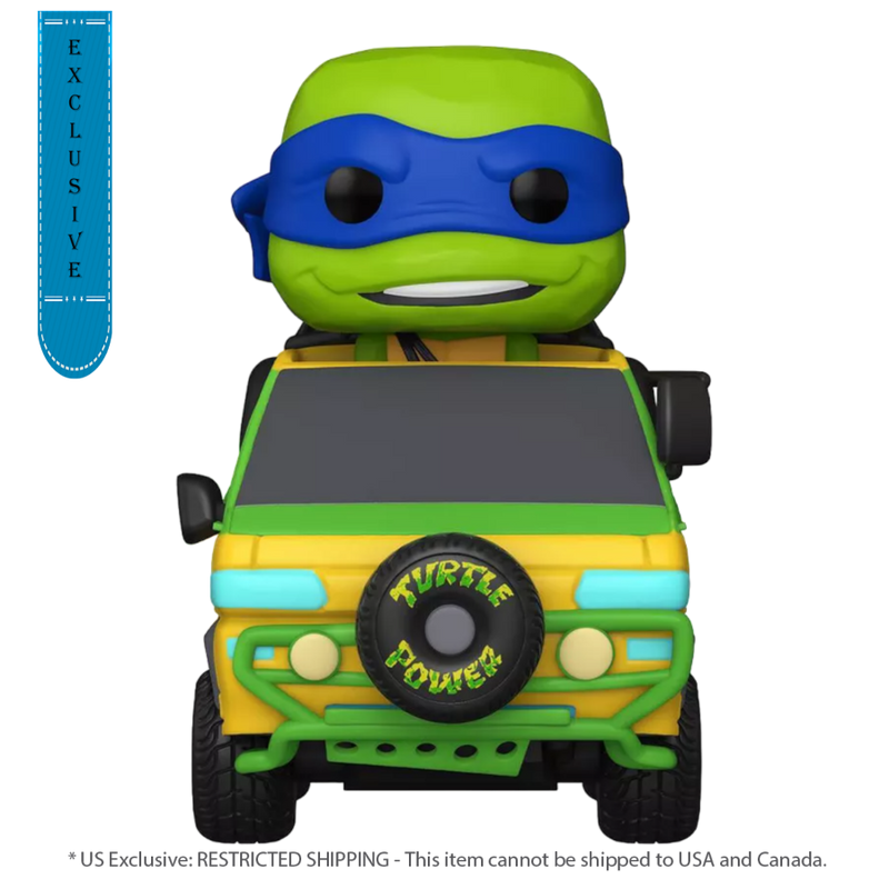 Teenage Mutant Ninja Turtles: Mutant Mayhem - Leonardo in Turtle Van (US Exclusive) Pop! Ride