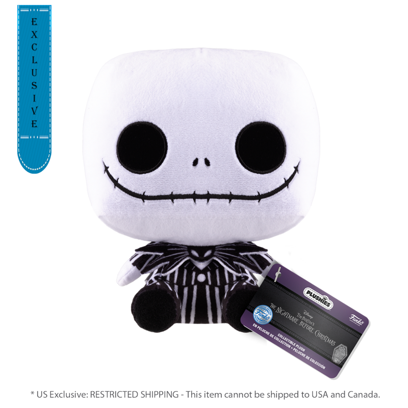 The Nightmare Before Christmas - Jack Skellington 30th Anniversary (US Exclusive) Glow 7 Inch Plush