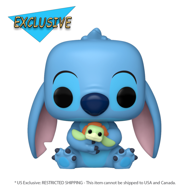 Lilo & Stitch - Stitch with Turtle (US Exclusive) Pop! Vinyl Figure