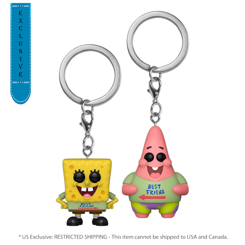 SpongeBob Squarepants - Best Friends (US Exclusive) Pop! Keychain 2 Pack