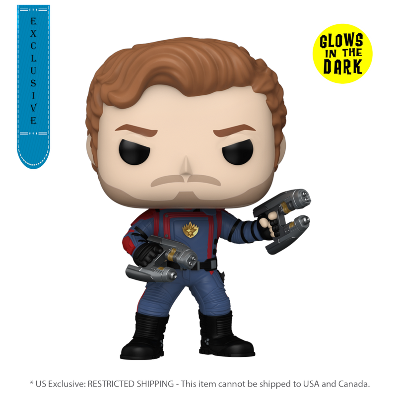 Guardians of the Galaxy: Volume 3 - Star Lord (US Exclusive) Glow Pop! Vinyl Figure
