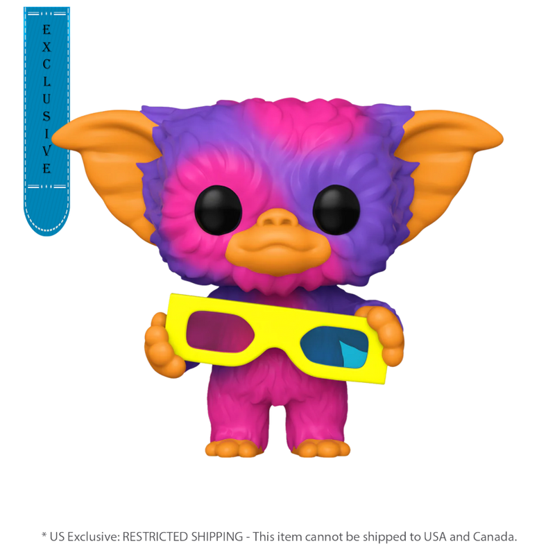 Gremlins - Gizmo with Glasses (US Exclusive) Blacklight Pop! Vinyl Figure