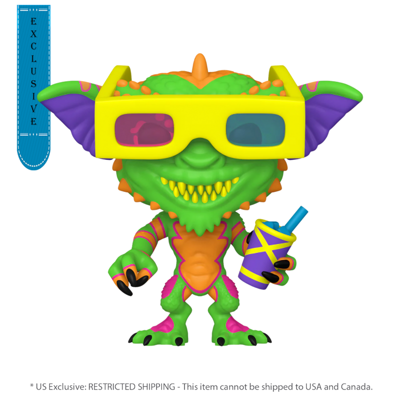 Gremlins - Stripe with Glasses (US Exclusive) Blacklight Pop! Vinyl Figure