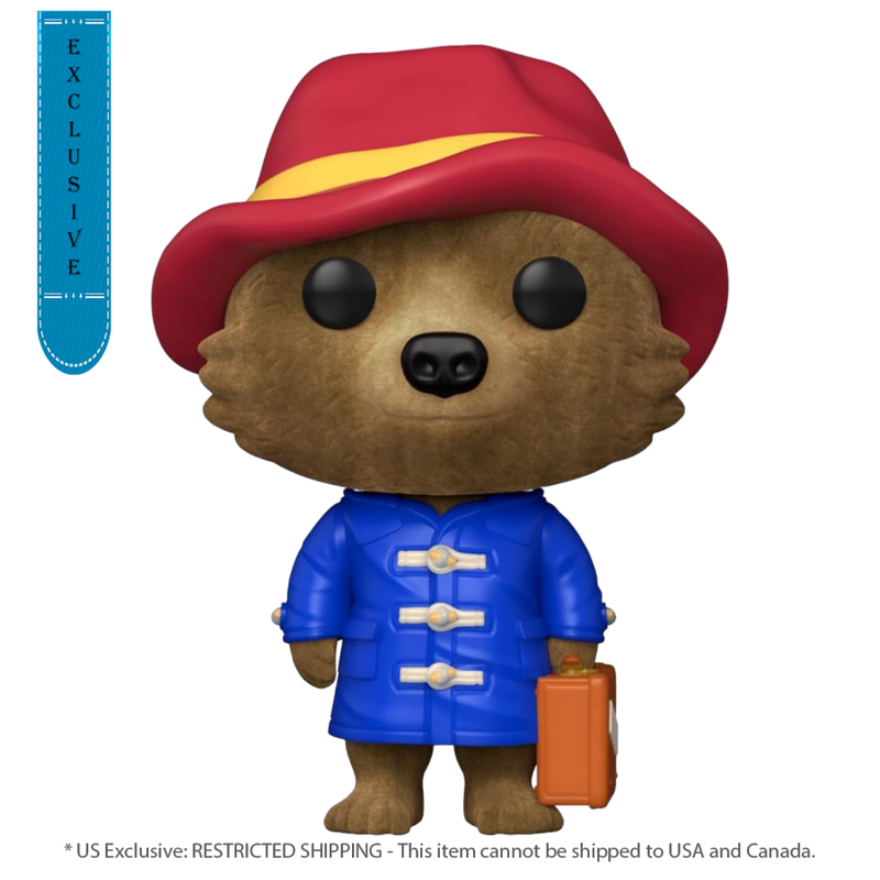 Paddington (2017) - Paddington with Case (US Exclusive) Flocked Pop! Vinyl Figure