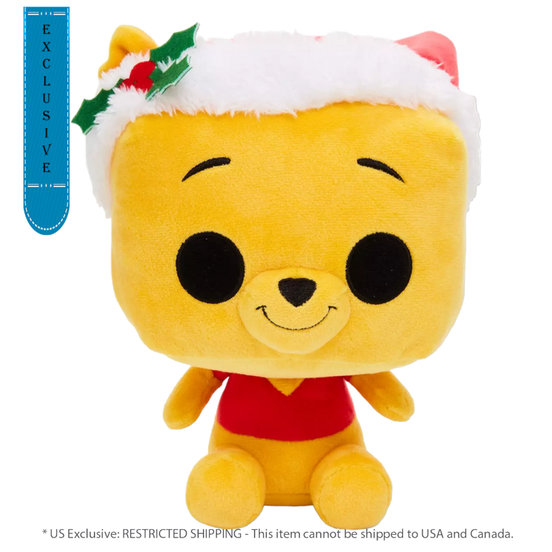 Disney - Holiday Pooh (US Exclusive) 7 Inch Pop! Plush