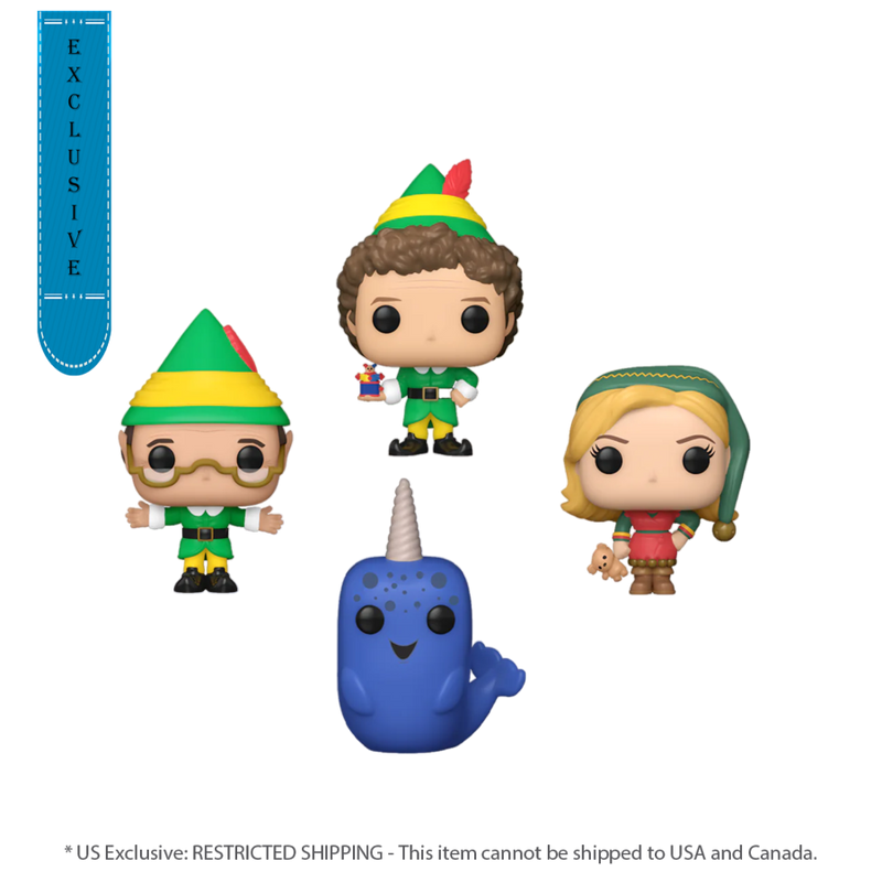 Elf - Tree Holiday (US Exclusive) Pocket Pop! 4 Pack Box Set 