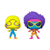 Spider-Man: Across the Spider-Verse - Spider-Gwen and Spider-Woman (US Exclusive) Blacklight Pop! Vinyl Figure 2 Pack