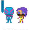 Spider-Man: Across the Spider-Verse - Spider-Man 2099 and Spider-Man India (US Exclusive) Blacklight Pop! Vinyl Figure 2 Pack