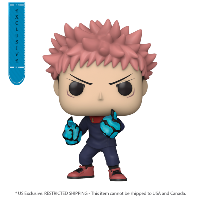Jujutsu Kaisen - Yuji Itadori Divergent Fist (US Exclusive) Glow Pop! Vinyl Figure
