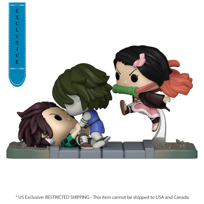 Demon Slayer - Tanjiro and Nezuko Vs Temple Demon (US Exclusive) Pop! Moment