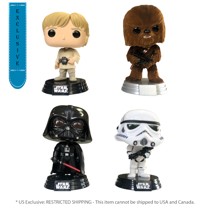 Star Wars - New Classics (US Exclusive) Pop! Vinyl 4 Pack