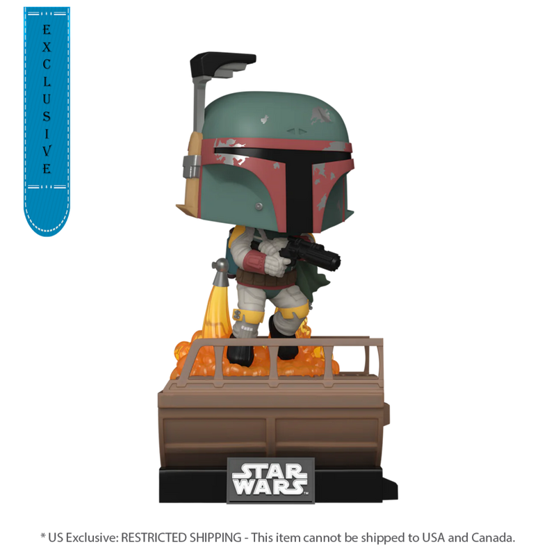 Star Wars: Return of the Jedi - Boba Fett (US Exclusive) Build-A-Scene Pop! Deluxe