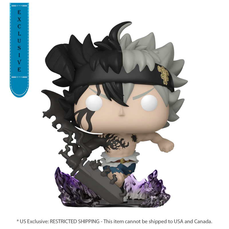 Black Clover - Demon Asta (US Exclusive) Glow Pop! Vinyl Figure