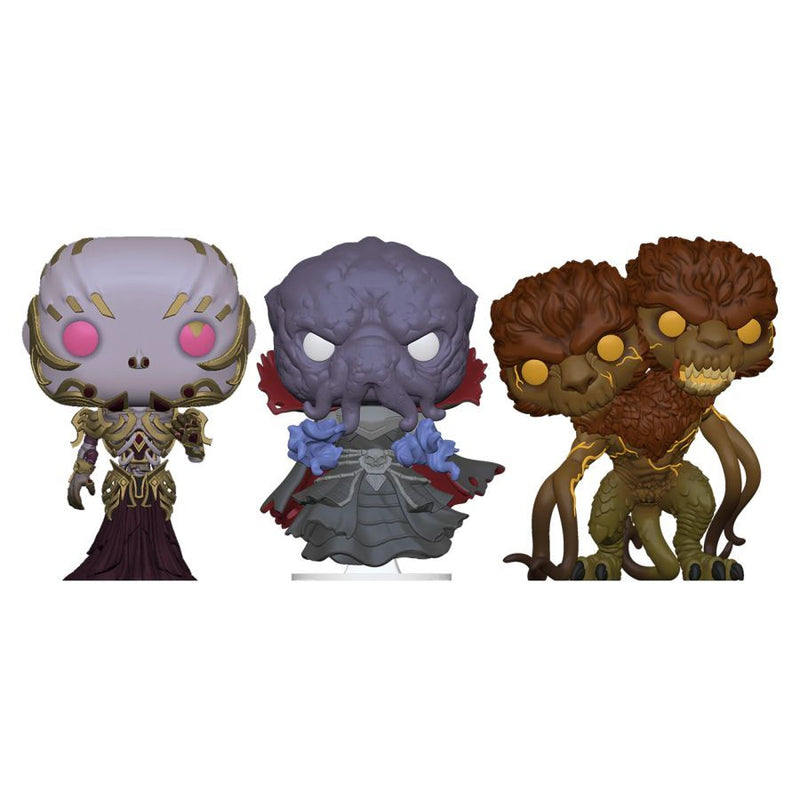 Dungeons & Dragons - Vecna, Mind Flayer & Demogorgon (US Exclusive) Pop! Vinyl Figure 3 Pack