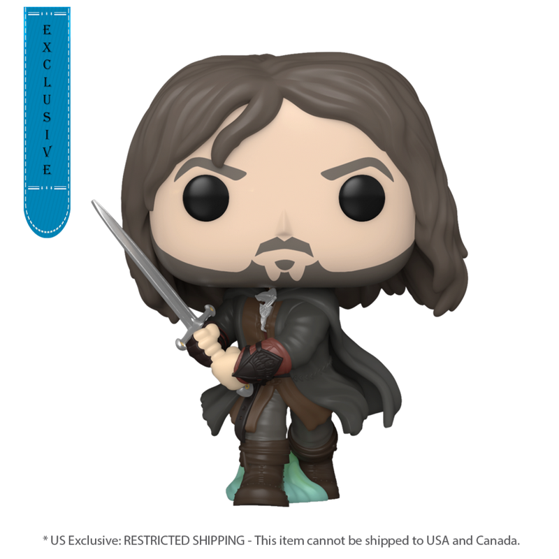 The Lord of the Rings - Aragorn (US Exclusive) Glow Pop! Vinyl Figure