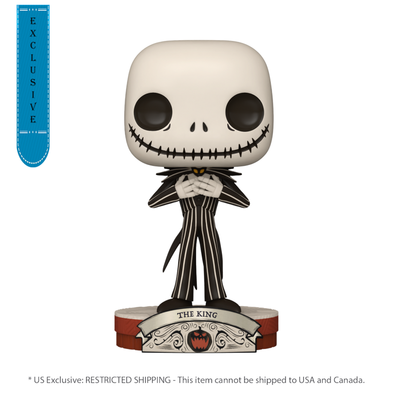 The Nightmare Before Christmas - Jack Skellington as the King (US Exclusive) Pop! Vinyl Figure
