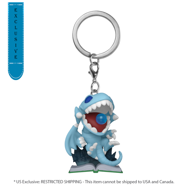 Yu-Gi-Oh! - Blue-Eyes Toon Dragon (US Exclusive) Glow Pop! Keychain