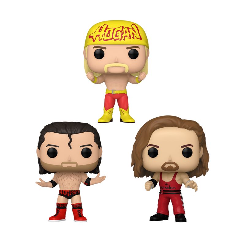 WWE - Hulk Hogan & The Outsiders Pop! Vinyl Figure 3 Pack