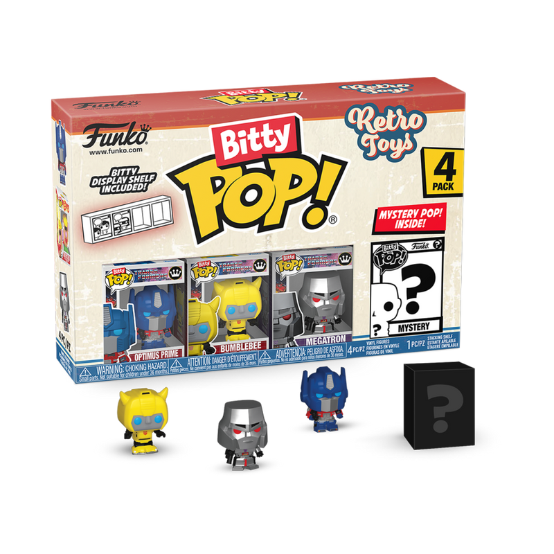 Retro Toys - Transformers Bitty Pop! 4 Pack