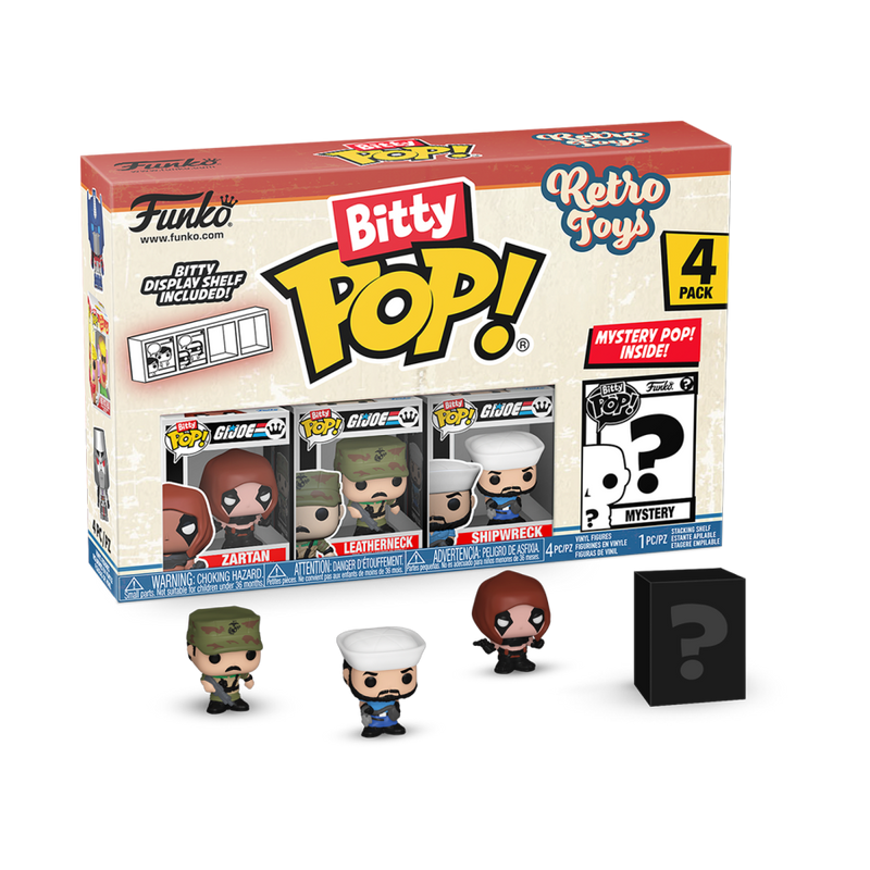 Retro Toys - GI Joe Bitty Pop! 4 Pack