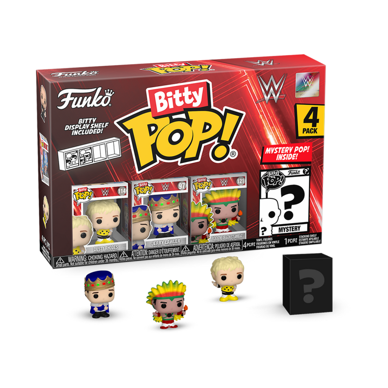 WWE - Dusty Rhodes Bitty Pop! 4 Pack