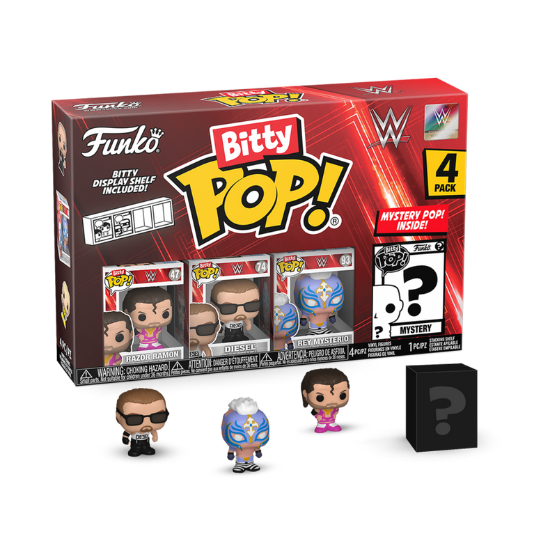 WWE - Razor Ramon Bitty Pop! 4 Pack