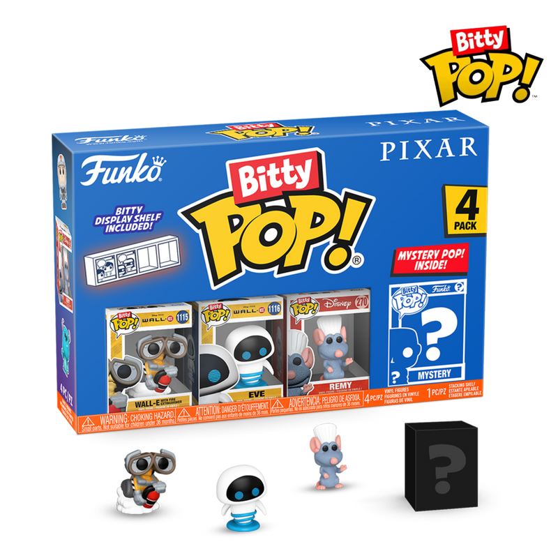 Pixar - WALL-E Bitty Pop! 4 Pack