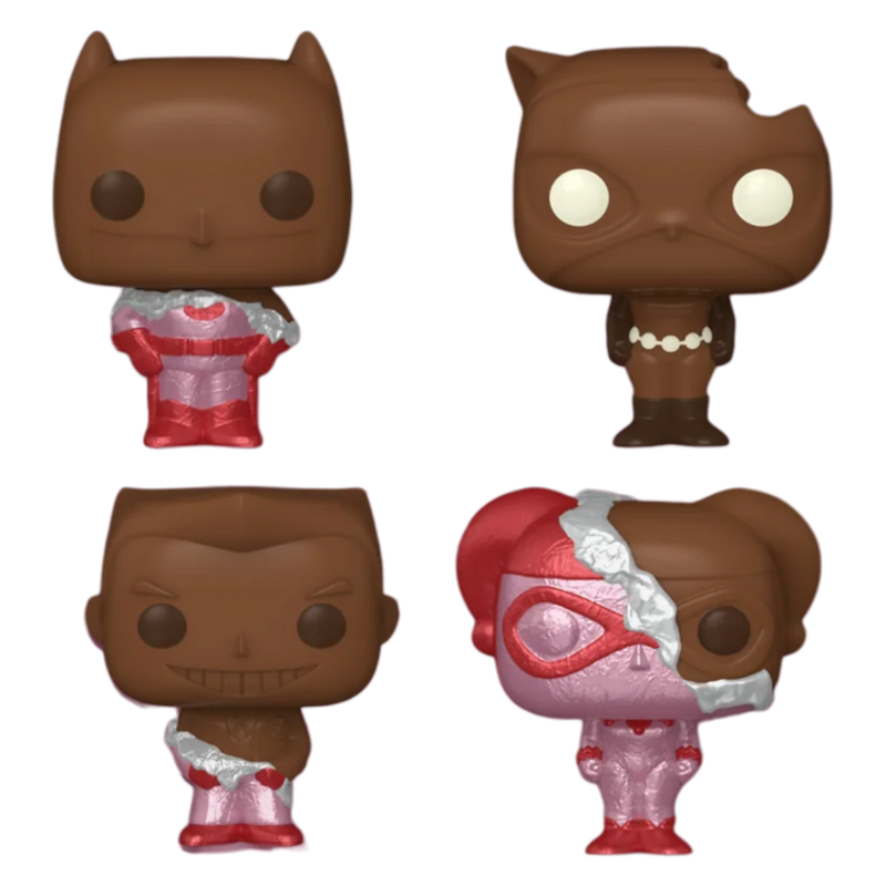 DC Comics: Valentines 2024 - Pocket Pop Heart Box 4 Pack