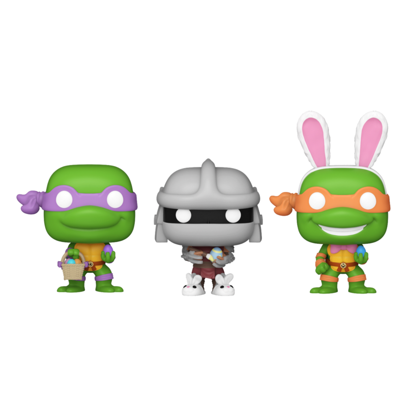 Teenage Mutant Ninja Turtles - Donatello, Shredder & Michelangelo Carrot Pocket Pop! 3 Pack