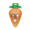 Disney - Rapunzel, Ariel, Jasmine Carrot Pocket Pop! Vinyl Figure 3 Pack