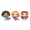 Disney - Rapunzel, Ariel, Jasmine Carrot Pocket Pop! Vinyl Figure 3 Pack