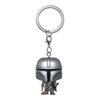 Star Wars: The Mandalorian - Mandalorian with Darksaber Pop! Vinyl Keychain