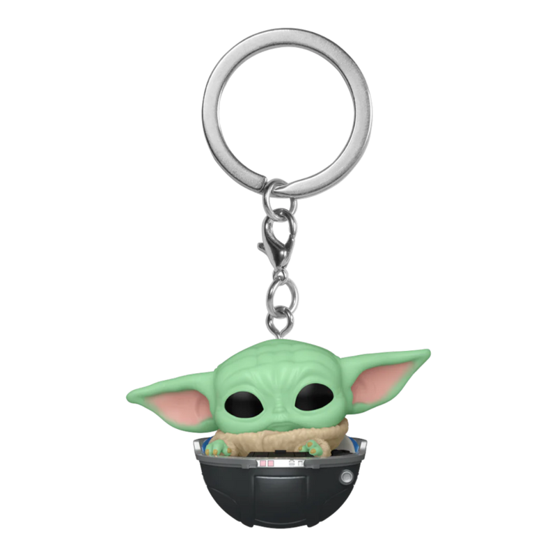 Star Wars: The Mandalorian - Grogu in Hovering Pram Pop! Vinyl Keychain