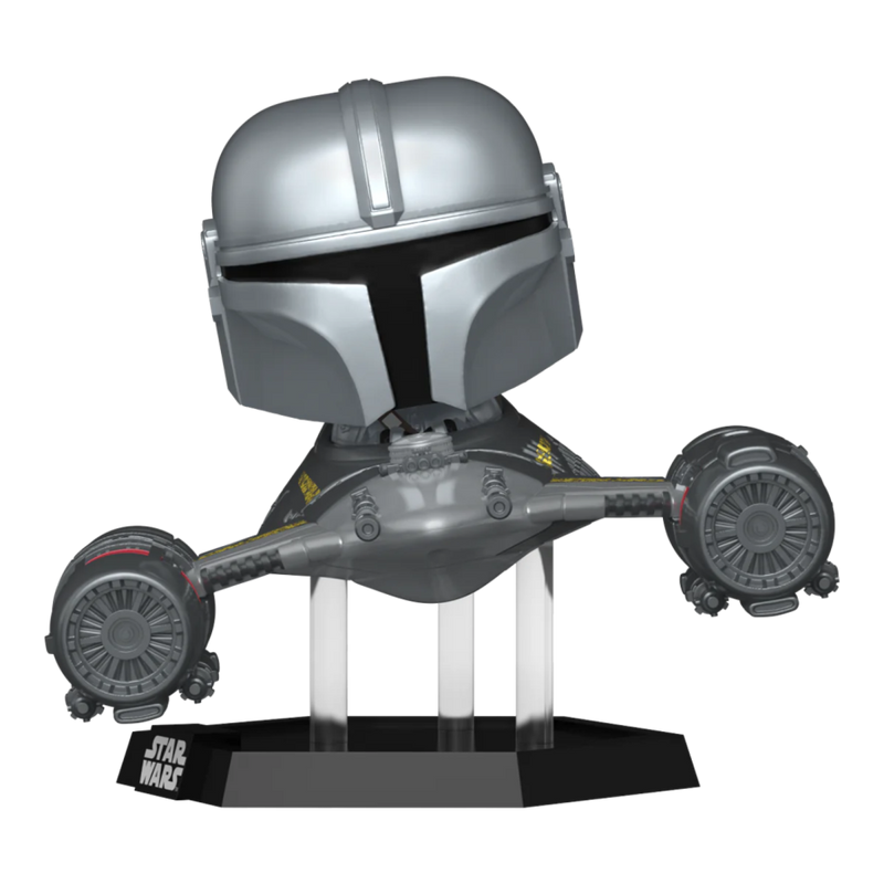Star Wars: The Mandalorian - Mandalorian in N-1 Starfighter & R5-D4 Pop! Vinyl Ride