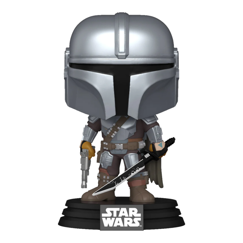 Star Wars: The Mandalorian - Mandalorian with DarkSaber Pop! Vinyl Figure