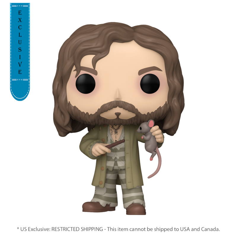 Harry Potter - Sirius Black with Wormtail (US Exclusive) Pop! Vinyl Figure