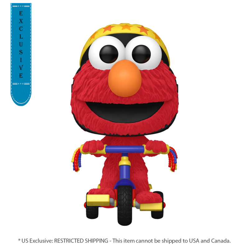 Sesame Street - Elmo on Trike (US Exclusive) Flocked Pop! Ride