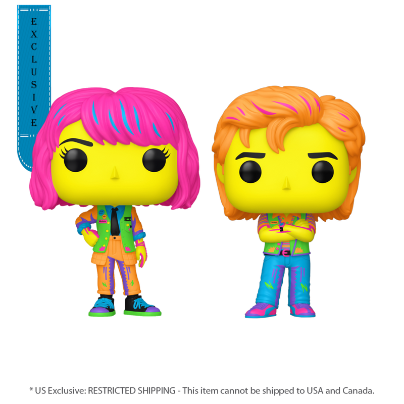 Stranger Things - Robin & Steve (US Exclusive) Blacklight Pop! Vinyl Figure 2 Pack