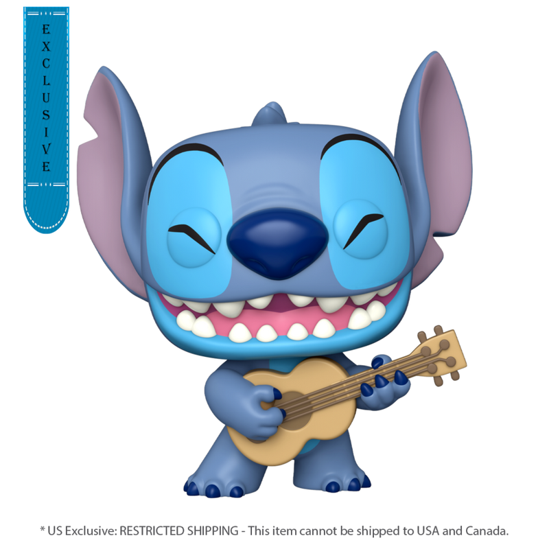 Lilo & Stitch - Stitch with Ukelele 10 Inch (US Exclusive) Pop! Vinyl Figure