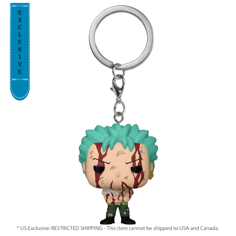 One Piece - Roronoa Zoro Nothing Happened (US Exclusive) Pop! Keychain