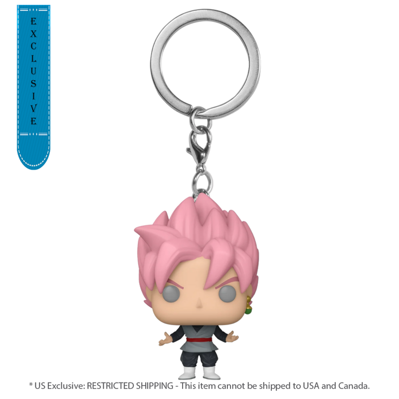 Dragon Ball Super - Goku Rose Black (US Exclusive) Glow Pop! Keychain