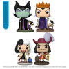 Disney: Villains - (US Exclusive) Glow Pop! Vinyl Figure 4 Pack