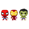 Marvel Comics - Spider-Man, Iron Man & Hulk Carrot Pocket Pop! 3 Pack