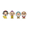 Snow White (1937) - Snow White, Dopey, Sleepy, Grumpy Exclusive Diamond Glitter (US Exclusive) Pop! Vinyl Figure 4 Pack