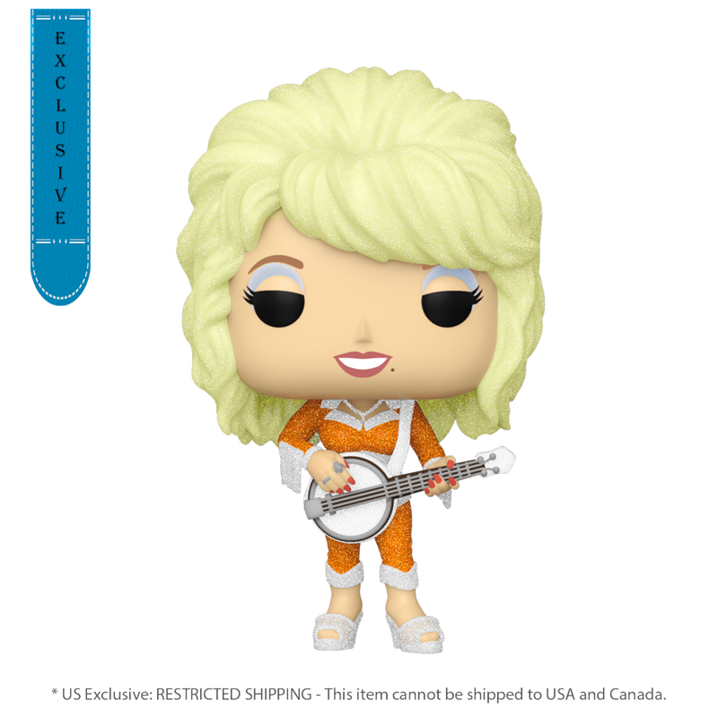 Dolly Parton - Dolly Parton with Guitar (US Exclusive) Diamond Glitter Pop! Vinyl Figure