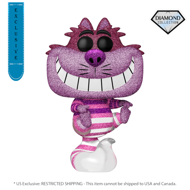 Alice in Wonderland - Cheshire Cat (US Exclusive) Diamond Glitter Pop! Vinyl Figure