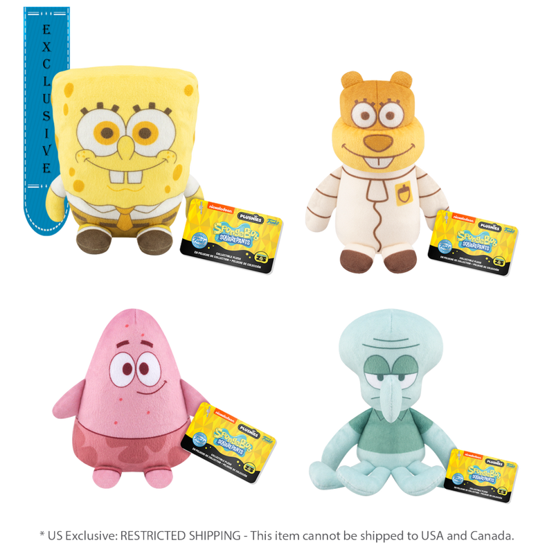 SpongeBob Squarepants - Anniversary (US Exclusive) 4 Inch Assorted Pastel Plush (Single)