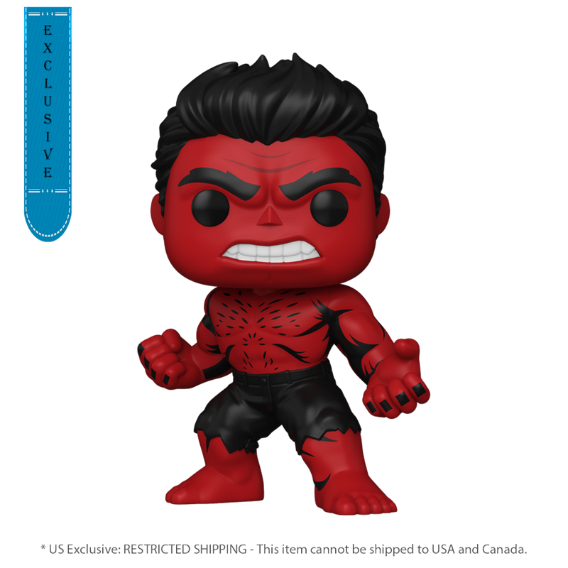 Captain America: Brave New World - Red Hulk 6 Inch Deco (US Exclusive) Pop! Vinyl Figure